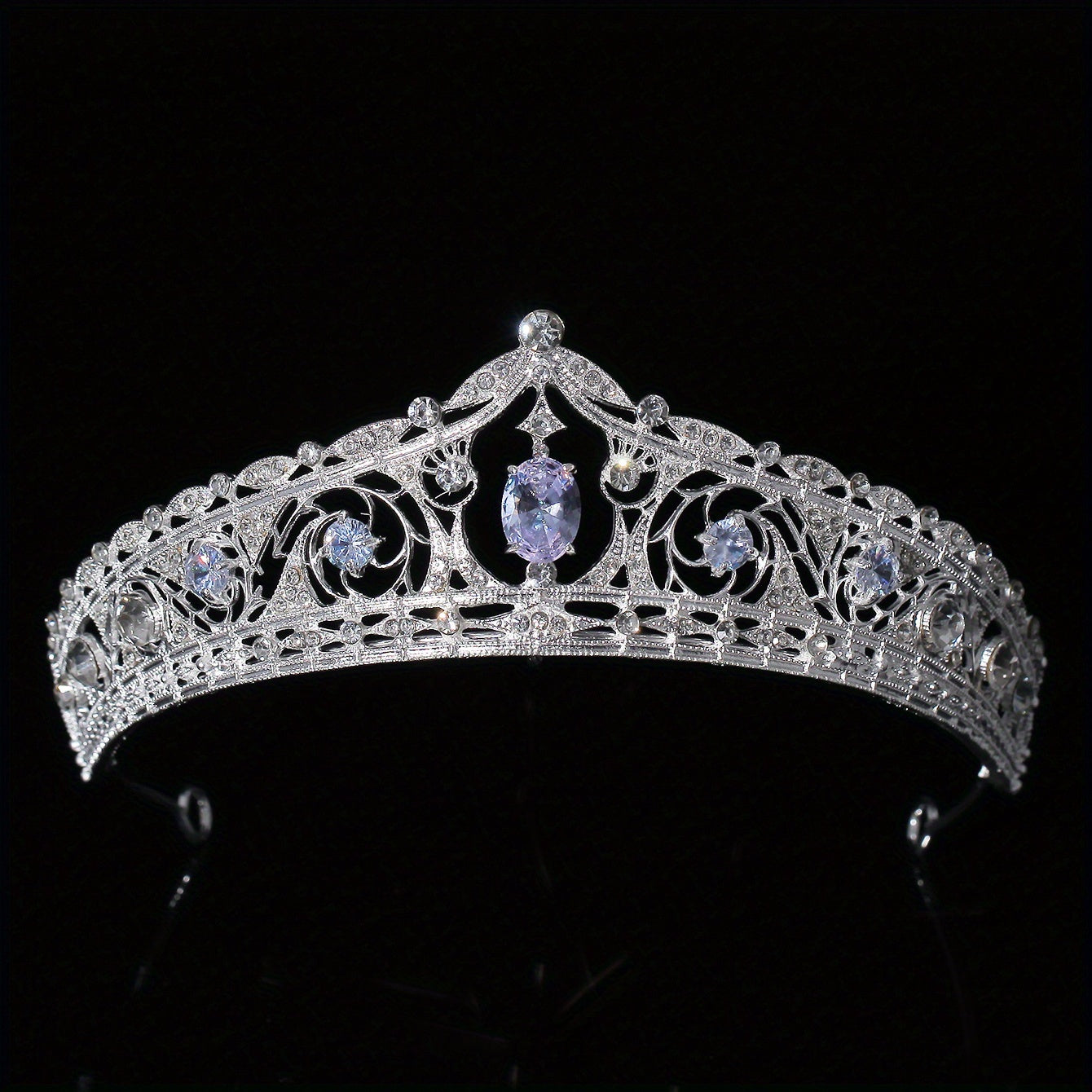 Bridal Rhinestone Crystal Crown Tiara Wedding Hair Accessories