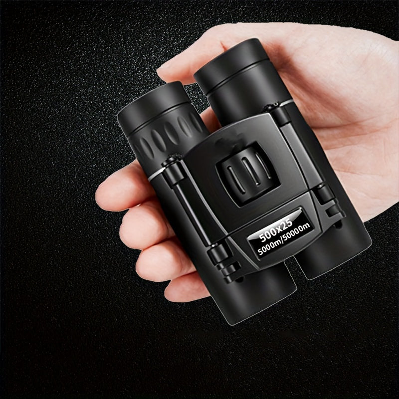 HD Binoculars BAK4 Prism Portable Foldable for Outdoor Camping Hiking