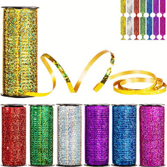 44m Metallic Crimped Curling Ribbon for Balloons & Crafts