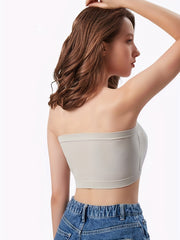3pcs Strapless Bandeau Bras Seamless Wireless Bra Women's Lingerie