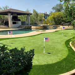 Portable Golf Flagpole Practice Putter Club 2 Segment