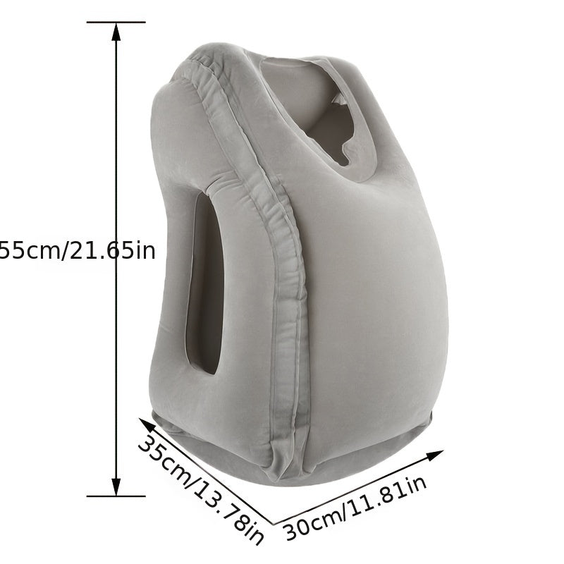Inflatable Travel Pillow for Comfortable Head and Neck Rest