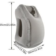 Inflatable Travel Pillow for Comfortable Head and Neck Rest