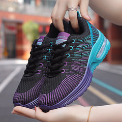 Colorblock Running Shoes Women's Air Cushion Sneakers
