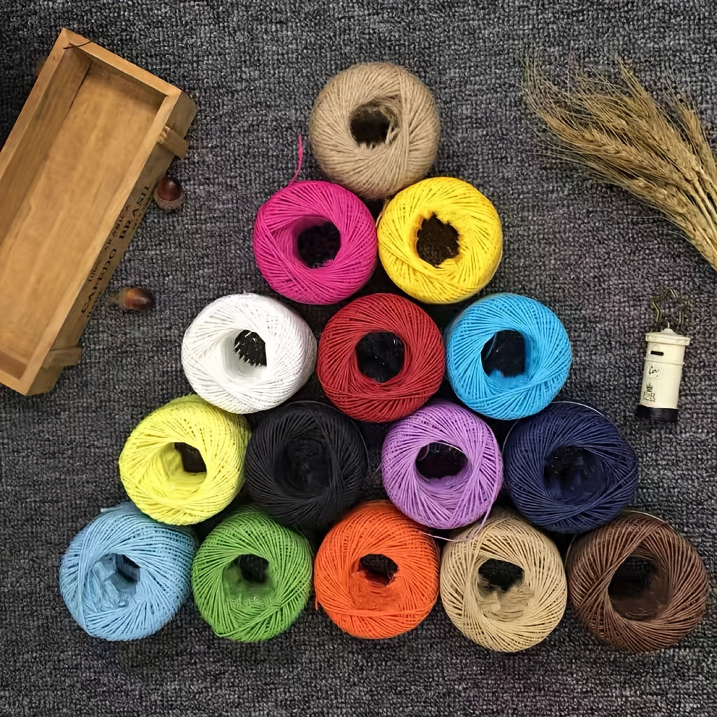 16pcs Cross Stitch Embroidery Set Portable Crochet Cotton Thread DIY Knitted