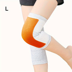 Thickened Golden Velvet Knee Pads for Warmth and Protection