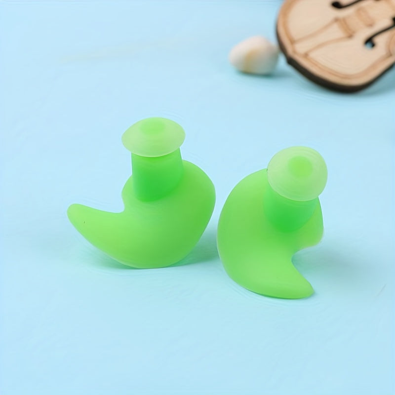 Waterproof Silicone Earplugs For Men & Women - Swimming Accessories