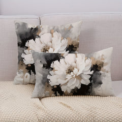 Vintage Flower Throw Pillow Covers Double Sided Printed Throw Pillowcase
