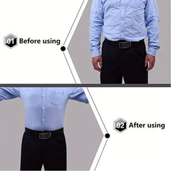 Adjustable Shirt Stays Military Elastic Garter Straps