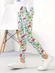 Girls Leopard Print Leggings Comfy Spring Fall Christmas Gift
