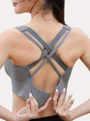 Criss Cross Back High Impact Sports Bra