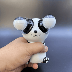 Panda Decompression Squeeze Toy Exploding Eyed Finger Toy