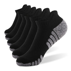 6 Pairs Men's Striped Ankle Socks Stretch Printed