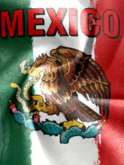 Mexico Eagle Pattern Print Men's Short Sleeve T-shirt Graphic Tee