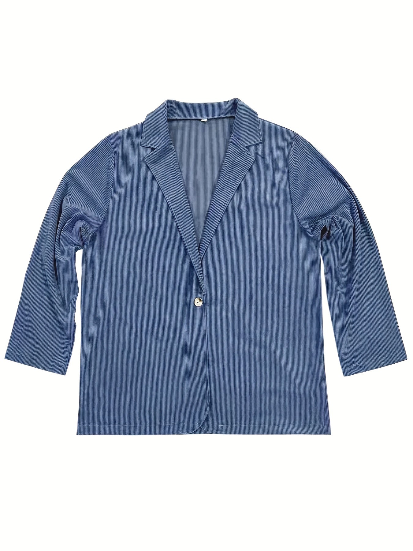 Corduroy Long Sleeve Blazer