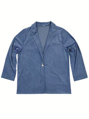 Corduroy Long Sleeve Blazer