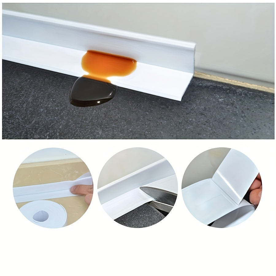 Bathroom Toilet Gap Line Sticker Waterproof Strip Mildew proof Caulking Strip