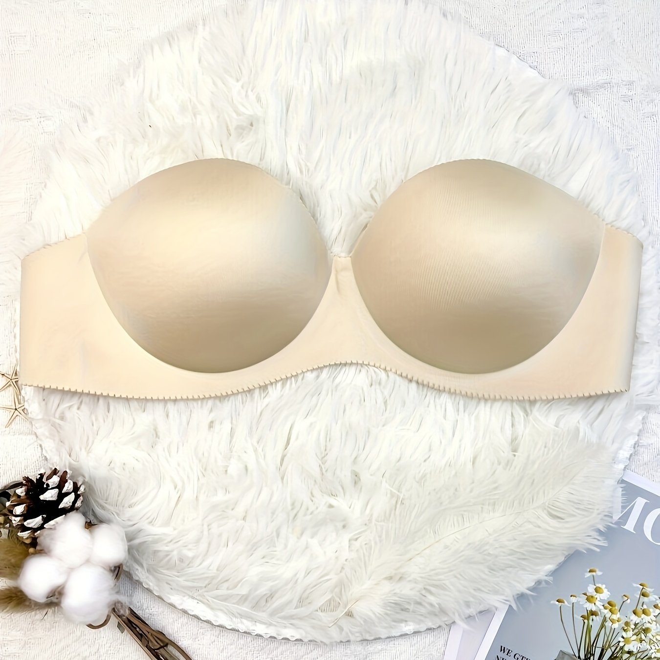 Seamless Strapless Wireless Bras Comfy & Breathable Stretchy Intimates Bra