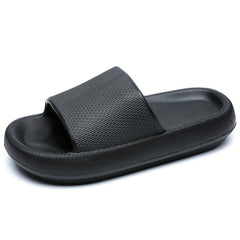 Men's Thick Soft Slides Assorted Colors Casual Cozy Slippers