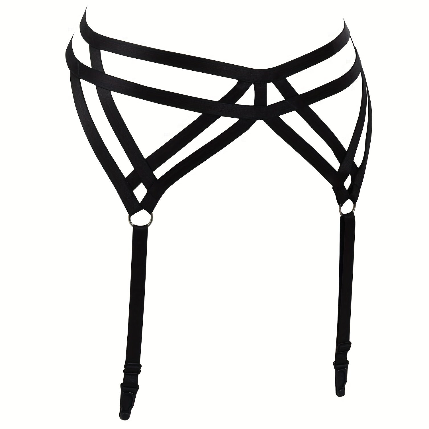 Gothic Waist Suspender Belt Body Harness Women's Lingerie Accessories