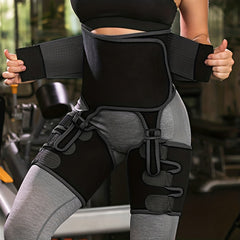 Waist Trainer Trimmer Belt Tummy Control Compression Thigh Wrap Cincher