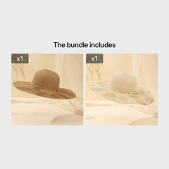 Men's Summer Big Brim Beach Sun Protection Straw Hat