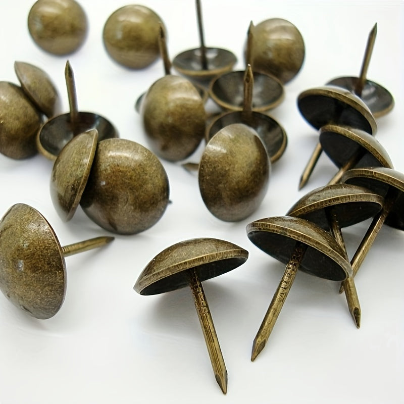 300pcs 14 10mm Bronze Thumb Tacks With Round Heads