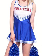 Classic Cheerleader Dress Cheer Uniform For Cheerleading Dancing Performance