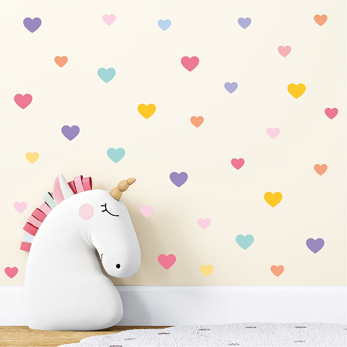 Love Wall Stickers Girls Bedroom Nursery Decorative Children's Room 11pcs