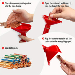 Coin Counters & Tubes w/ Sorter Caps + Wrappers