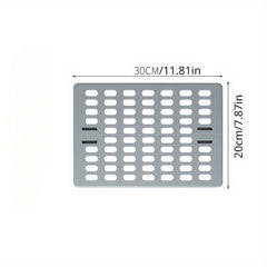 DIY Hole Board Wall Shelf Hooks Self-Adhesive Storage Rack