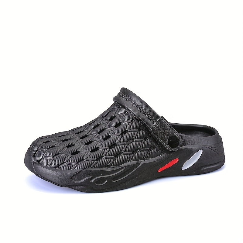 Men's Breathable Closed Toe Clogs Soft Slippers