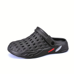 Men's Breathable Closed Toe Clogs Soft Slippers