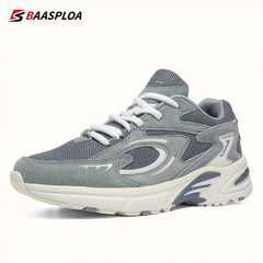 Baasploa Men's Vintage Chunky Shoes Non Slip Sneakers For Outdoor Activities