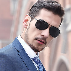 Men's Polka Dot Sunglasses UV400 Protection Metal Frame