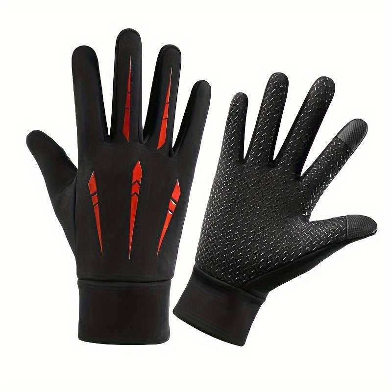 Warm Anti Slip Touch Screen Winter Gloves - Waterproof for Ski Fishing Cycling