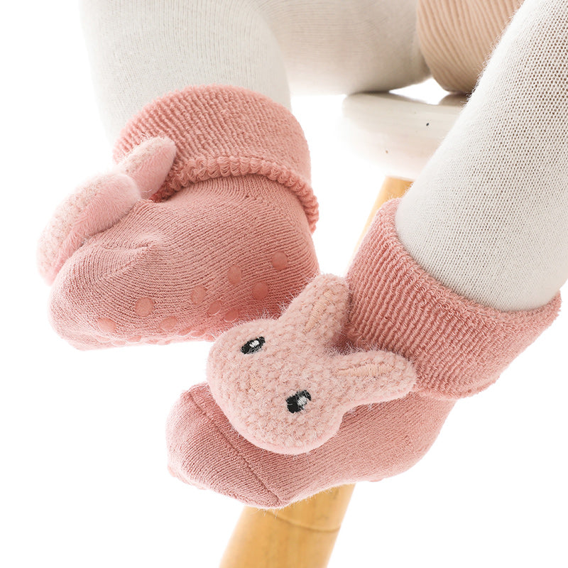 Cartoon Doll Baby Floor Socks Warm Thick Anti-slip Socks