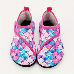 Girls' Fish Scale Water Shoes, Quick Dry & Non Slip for Summer Outdoor