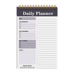Spiral Daily Planner Notepad 13 X 19 To Do List Notebook Checklist Organizer