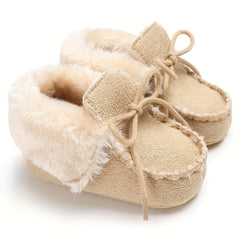 Soft Warm Lace Up Boots for Baby Boys