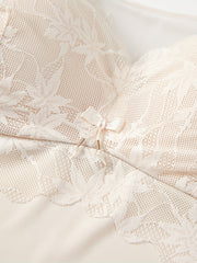 3pcs Lace Wireless Bras Comfy & Full Coverage Women's Lingerie