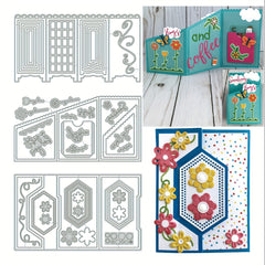 Flower Screen Metal Cutting Dies for Scrapbook Embossing