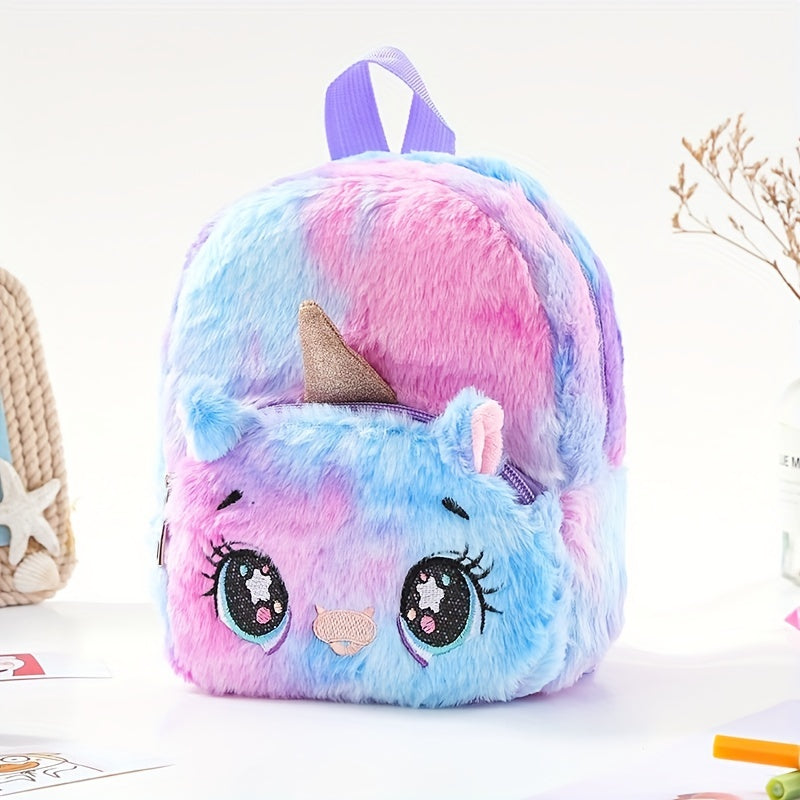 Unicorn Plush Small Schoolbag Girl Casual Backpack