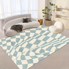Large Geometric Area Rugs Soft Carpet for Living Rooms - Washable & Anti Slip