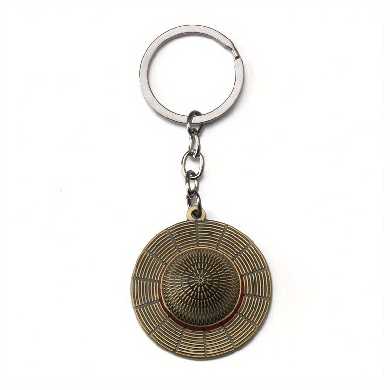 Anime Keychain Cosplay Unisex Keyrings Straw Hat Pendant Alloy Key Chains