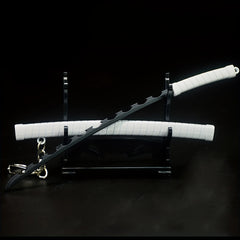 Mini Toy Samurai Key Chain Metal Sword Keychain Model Alloy Keychain For Men