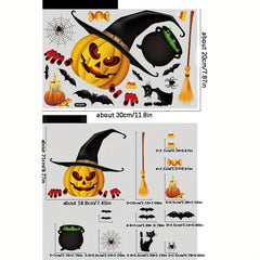 Halloween Scary Wall Stickers Mummy Pumpkin Stickers