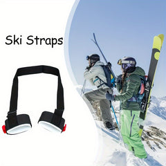 Adjustable Ski Bearing Strap With Cushioned Shoulder Rest