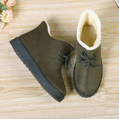 Women's Waterproof Snow Boots with Faux Fur Lining
