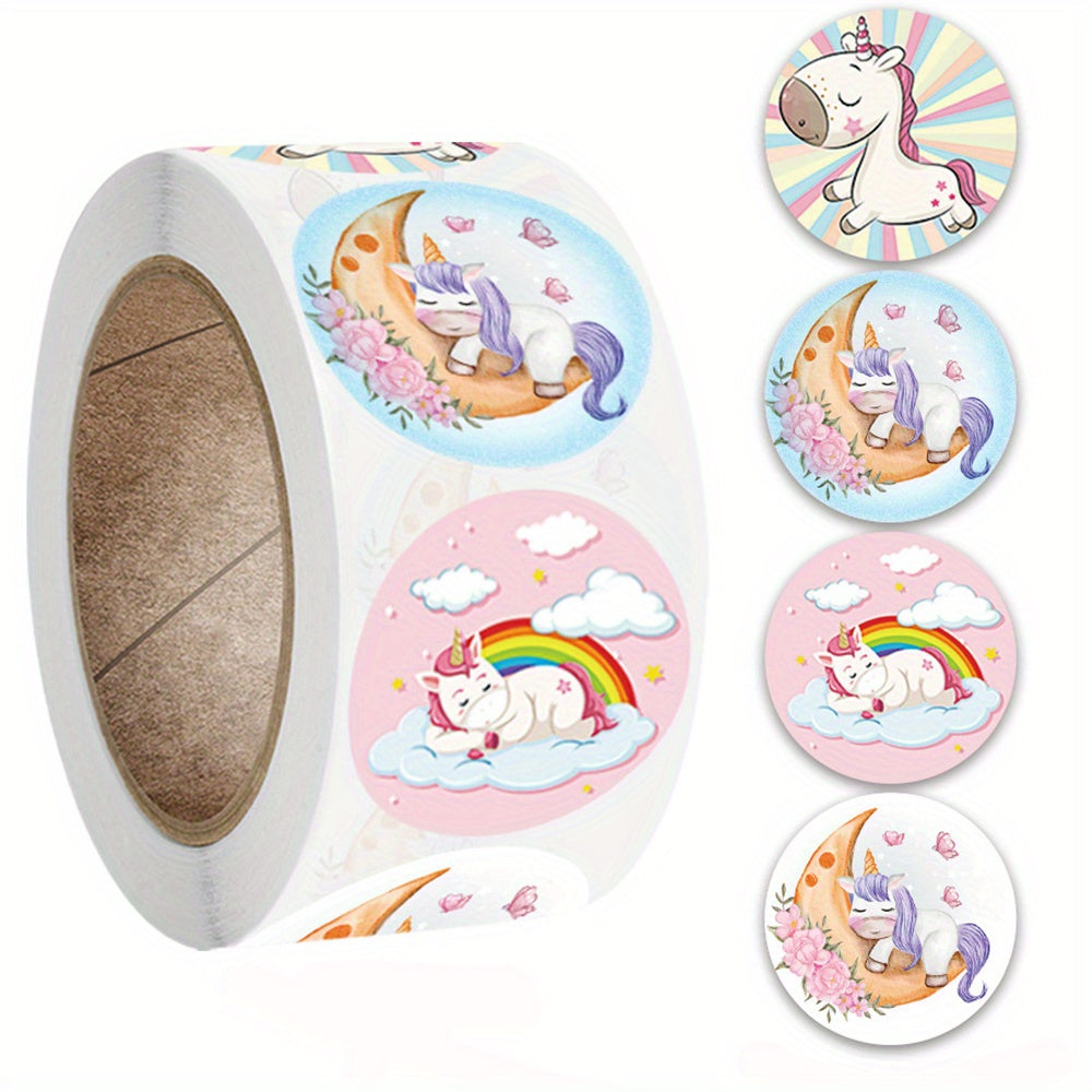 500pcs Cartoon Animals Labels Stickers for Gift Package Card Birthday Party